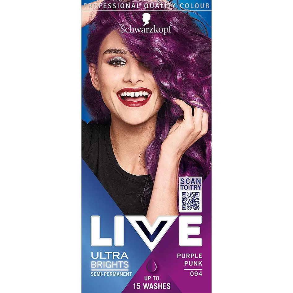 Фарба для волосся Schwarzkopf Live Ultra Brights 094 Purple Punk  - фото 2