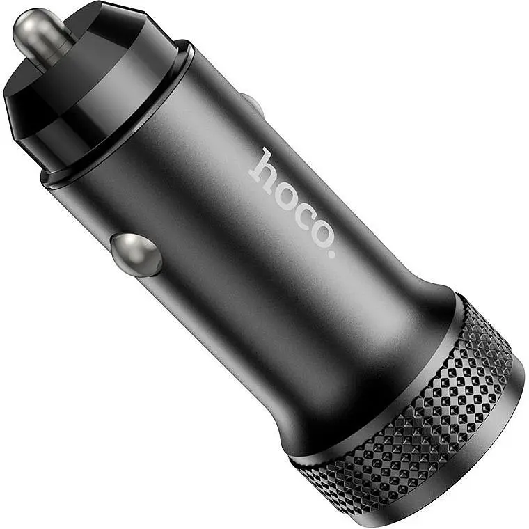 Автомобільний зарядний пристрій Hoco Z49B Level Black (614399) [151284] - фото 4