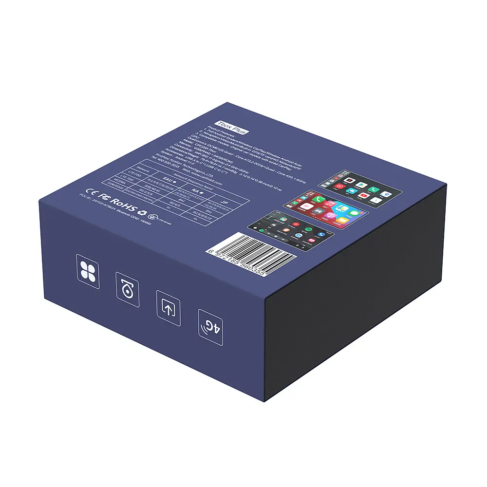 Адаптер 3в1 CarlinKit TBox Plus 4/64Gb 4G/LTE GPS Android 13 для бездротового Apple CarPlay або Android Auto - фото 11