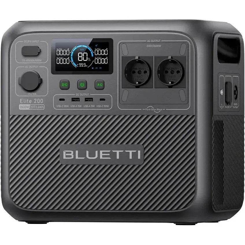 Зарядная станция Bluetti Elite 200 V2, 2600W, 2073Wh - фото 6
