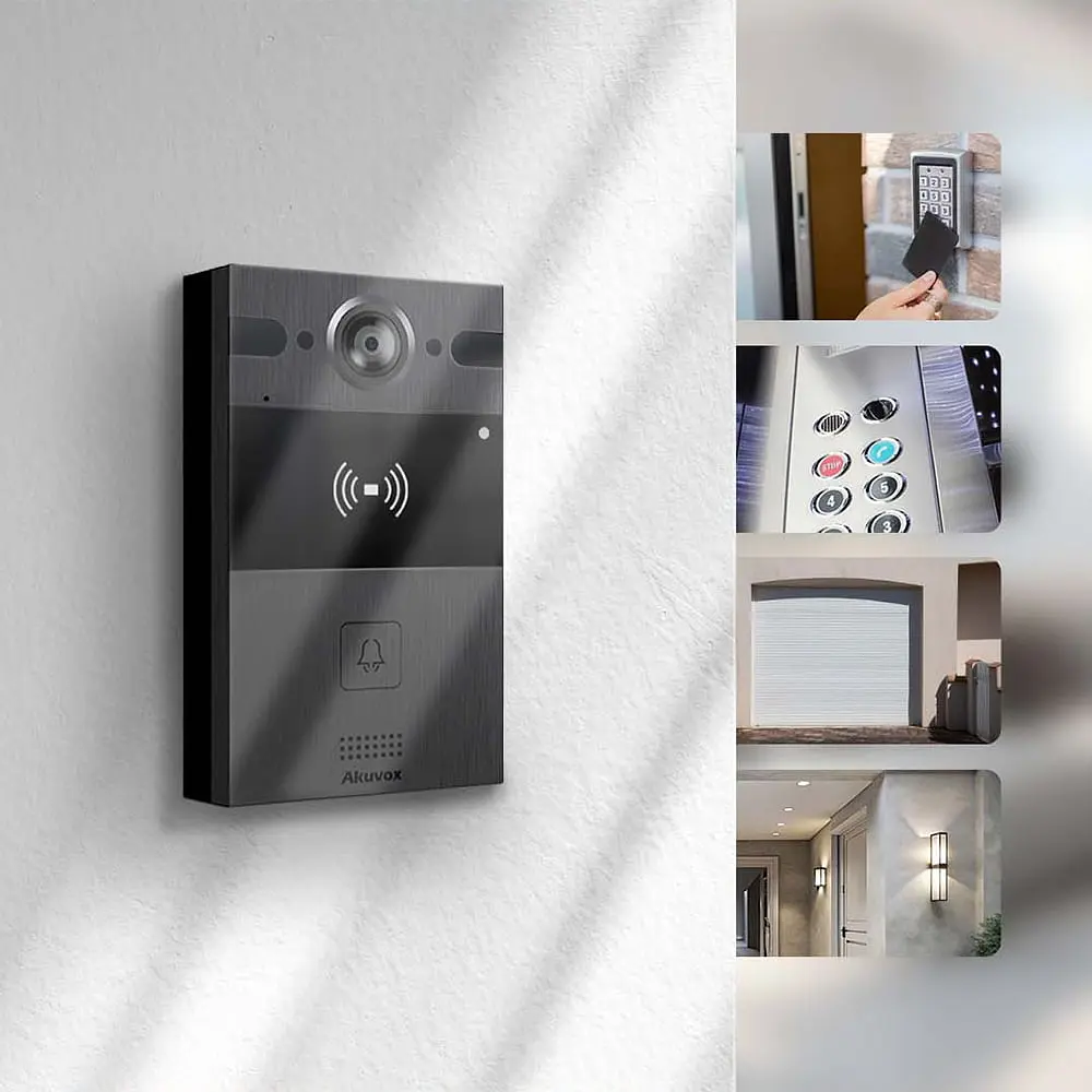 IP-відеопанель 4Mp Akuvox R25A SIP зі зчитувачем EM-Marine / Mifare / NFC (00-00002753) - фото 6