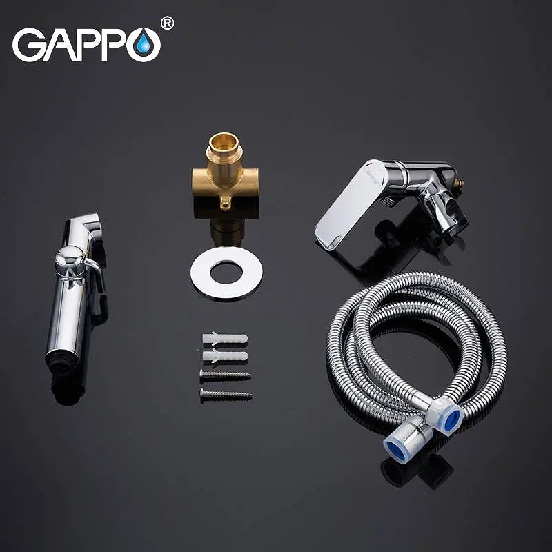 Змішувач для душу гігієнічний вбудований Gappo Noar 1/8, Хром G7248-1 - фото 7