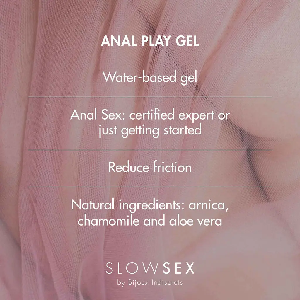 Анальний гель-змазка Bijoux Indiscrets Slow Sex Anal play gel (пом'яті паковання та тюбик!!!) - фото 6