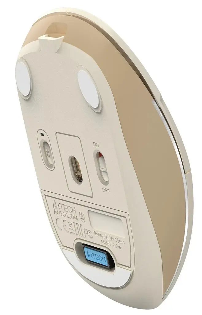 Беспроводная мышь A4Tech Fstyler FB26CS Air2 Wireless Cafe Latte (FB26CS Air2 (Cafe Latte)) - фото 6
