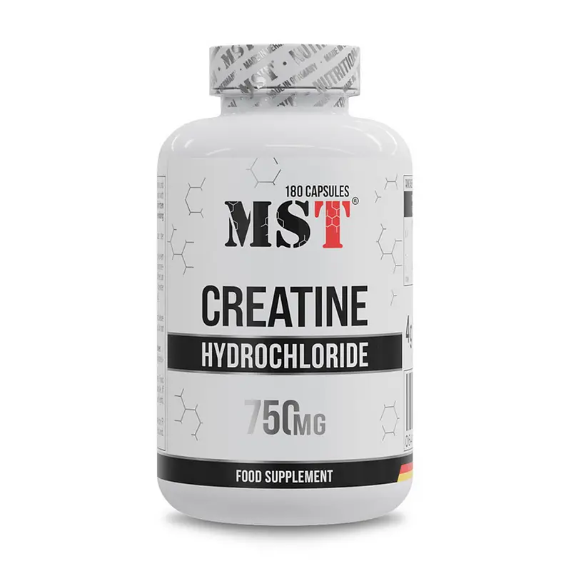 MST® Креатин MST Nutrition Гідрохлорид 750 мг - 180 капсул