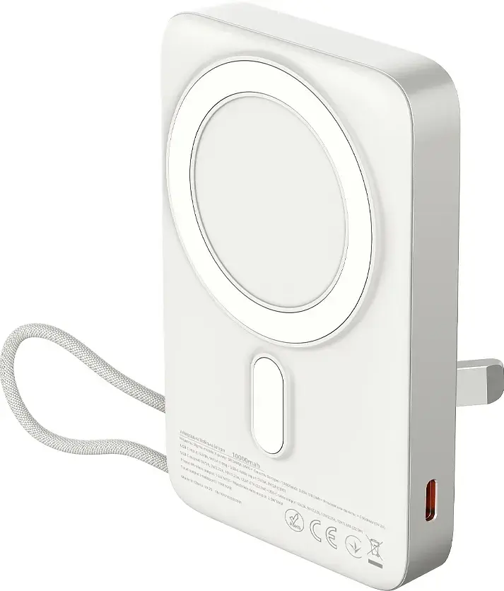 Power Bank Sigma X-power SI10A8QL-MAG 10000mAh 22.5W/15W Wireless silver UA - фото 4