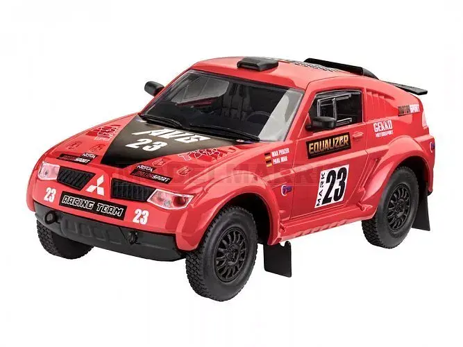 Конструктор Revell ралійного позашляховика Mitsubishi Pajero 1:32 червоний 06401 - фото 2