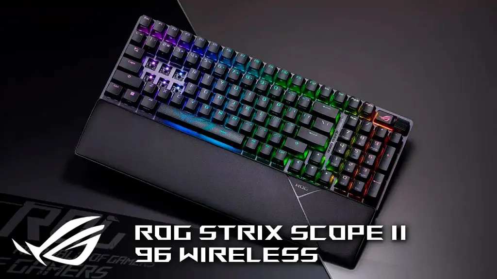 Клавіатура Asus ROG Strix Scope II 96 RGB NX Wireless White [90MP037A-BKUA30] [126944] - фото 13