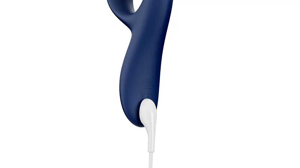 Смарт вібратор-кролик We-Vibe Nova Midnight Blue, ергономічний, регульований кут нахилу стовбура - фото 5