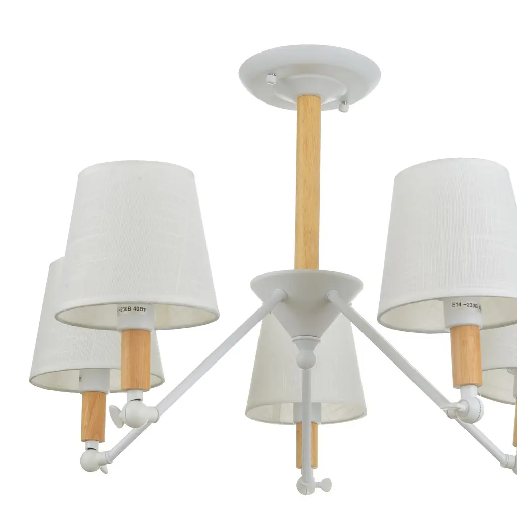 Люстра Brille E14 60W WH (BKL-497S/5) - фото 2