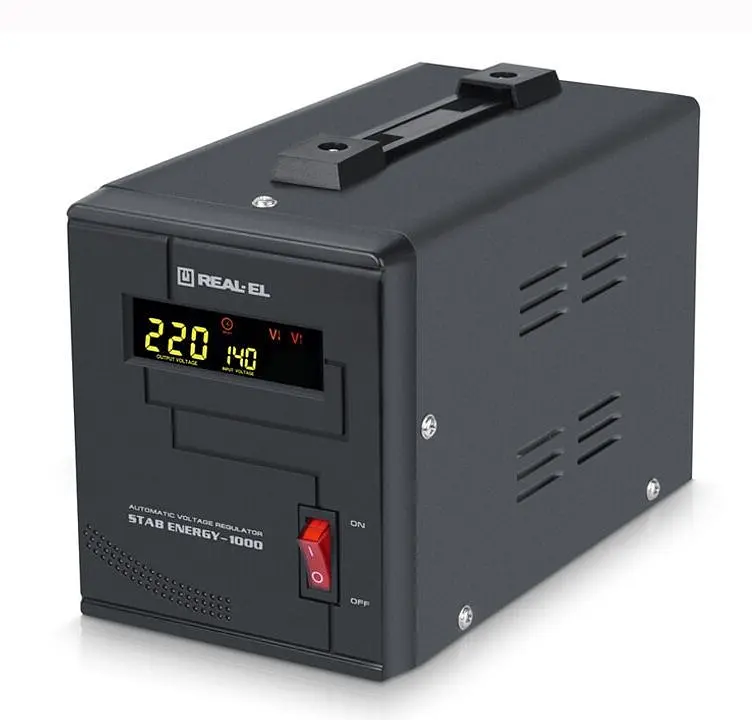 Стабілізатор REAL-EL Stab Energy-1000 Black (EL122400012) - фото 4