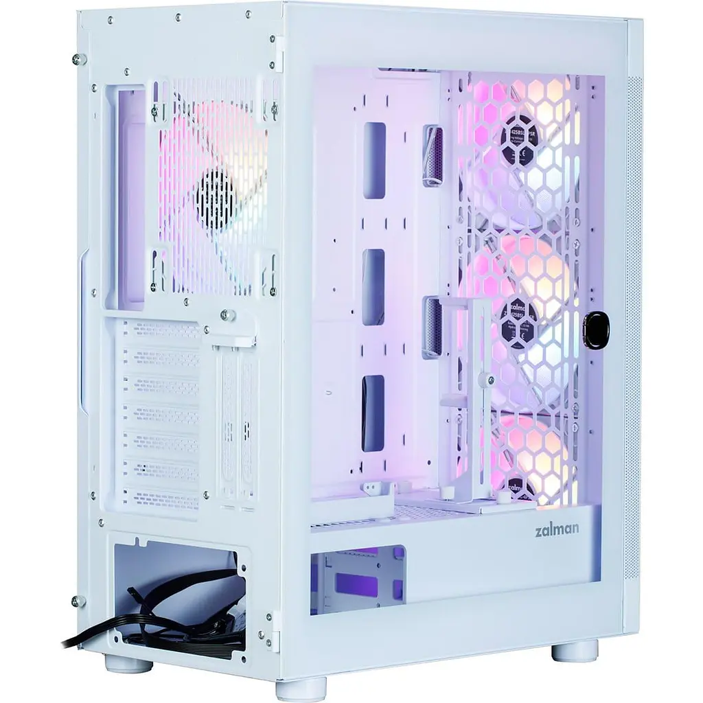Корпус Zalman I4 Tempered Glass без БЖ White (I4TGWHITE) Без БП - фото 5