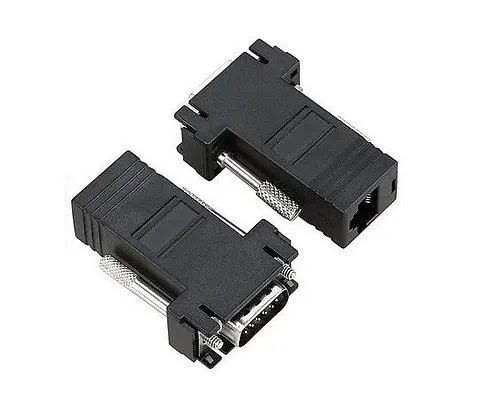Перехідник VGA 15M RJ45 F (CAT5, CAT6) - фото 2