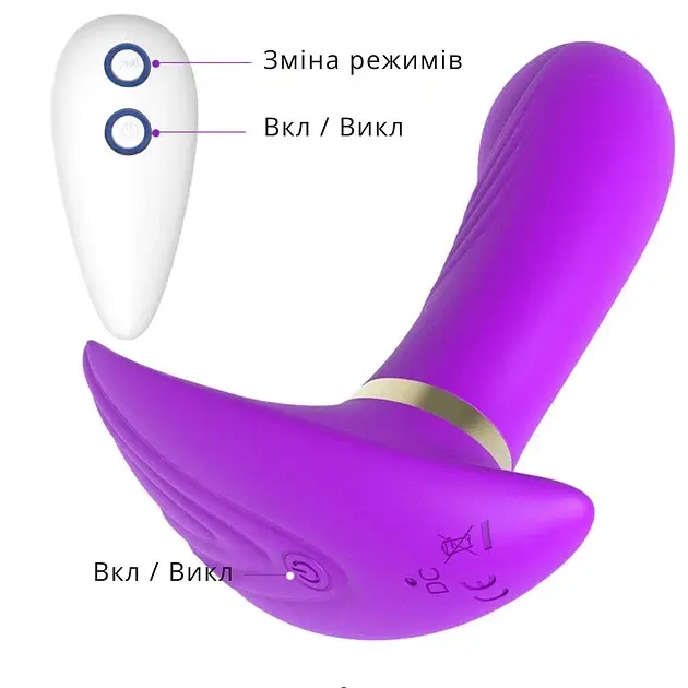 Вибратор с подогревом и пультом управления I’MCUM Kegel Heat Pro Фиолетовый (IM-KCD009) - фото 2