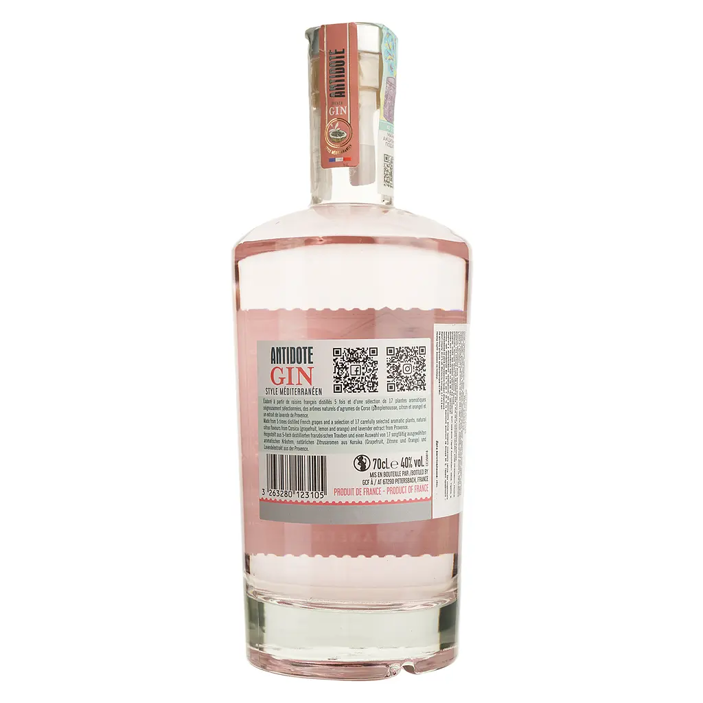 Джин Antidote Style Mediterraneen Rose, 40%, 0.7 л - фото 2