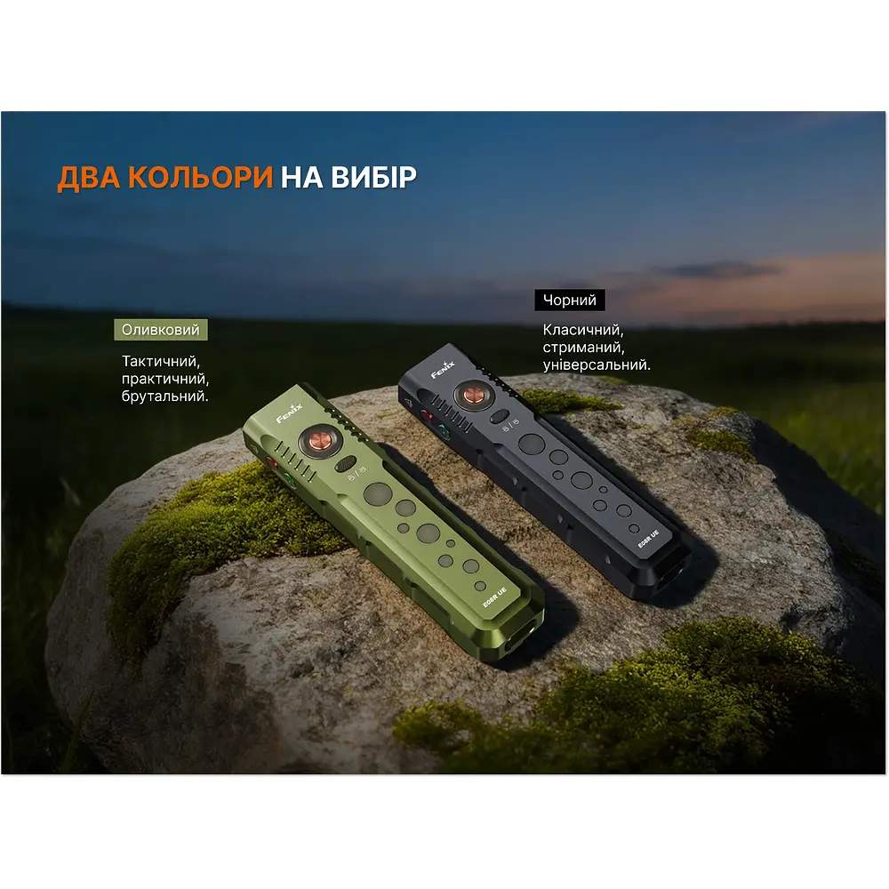 Ліхтар Fenix E08R UE, чорний - фото 16