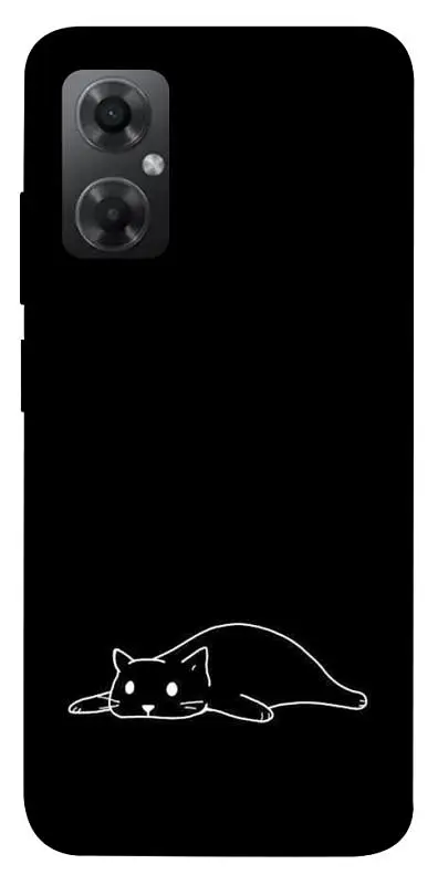 TPU чохол Demsky Lazy cat для Xiaomi Redmi Note 11R