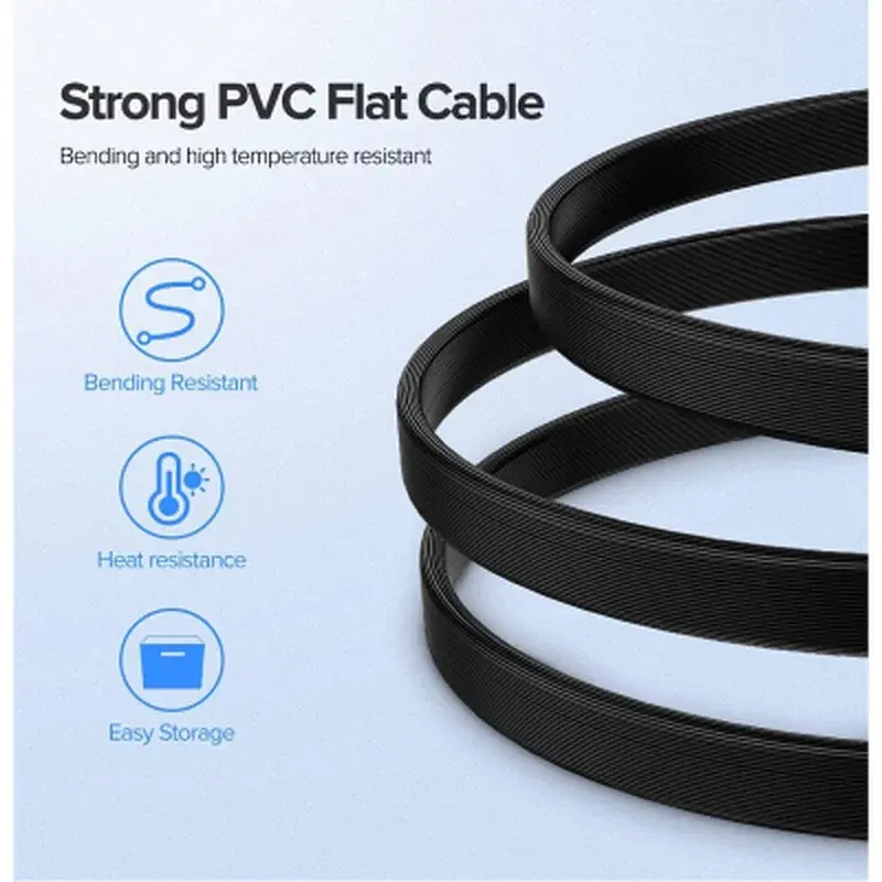 Кабель для передачі даних SATA 3 Data Cable 0.5m US217 Black Ugreen (30796) - фото 6