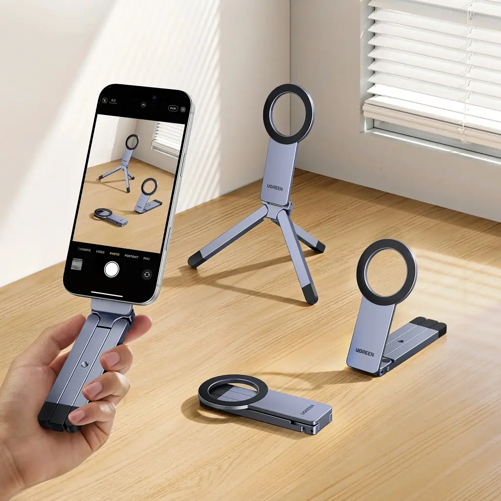Штатив Ugreen Magnetic Phone Tripod Stand (75509) - фото 7
