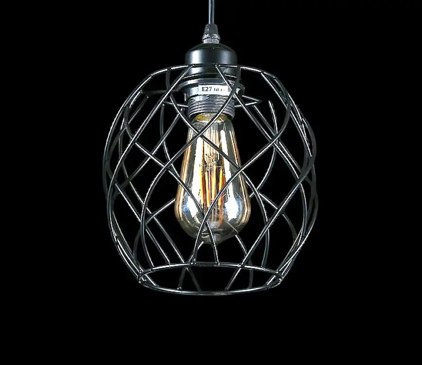 Потолочная люстра Splendid Ray L403B/1, E27, Черный металл, регулируемая высота 30-95 см, современный стиль - фото 2
