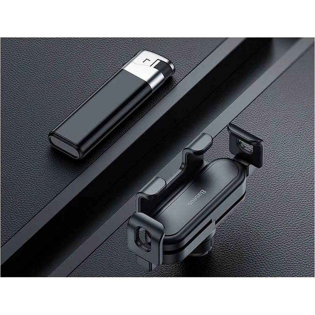 Автодержатель Baseus Stable Gravitational Car Mount Lite Air Outlet Version Black (SUWX010001) [134769] - фото 9