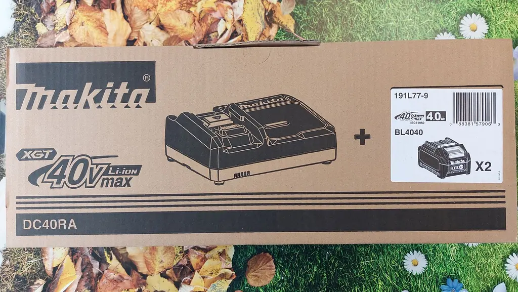Набір акумуляторів BL4040 (2 шт) та зарядний пристрій для продукції Makita XGT (191L77-9) - фото 6