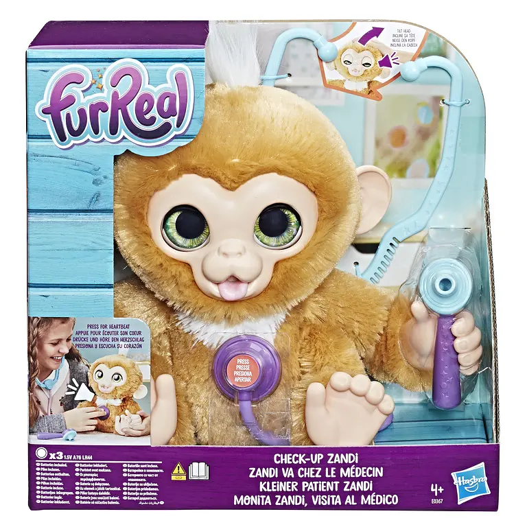 Интерактивная игрушка Hasbro FurReal Friends Вылечи Обезьянку (E0367) - фото 2
