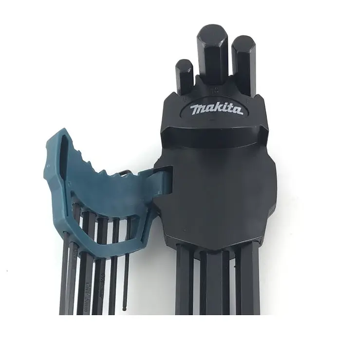 Набір ключів шестигранних з шаровою головкою 9 шт Makita B-65894 (1.5-10 мм) - фото 3