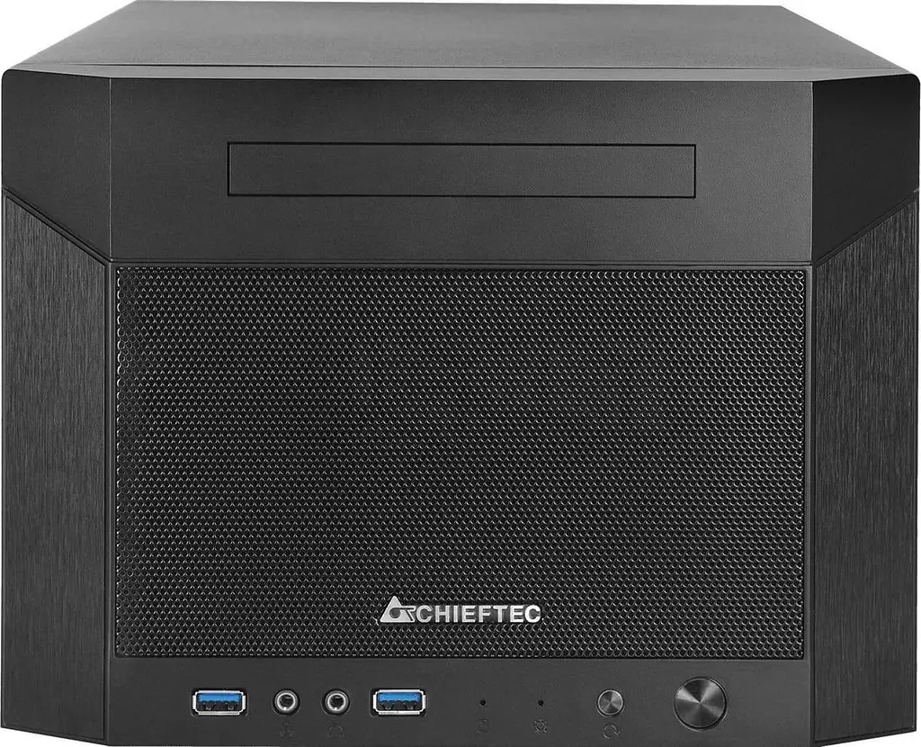 Корпус Chieftec PRO CUBE MINI CN-01B-OP miniITX, без БЖ, Black (CN-01B-OP) Без БП - фото 2