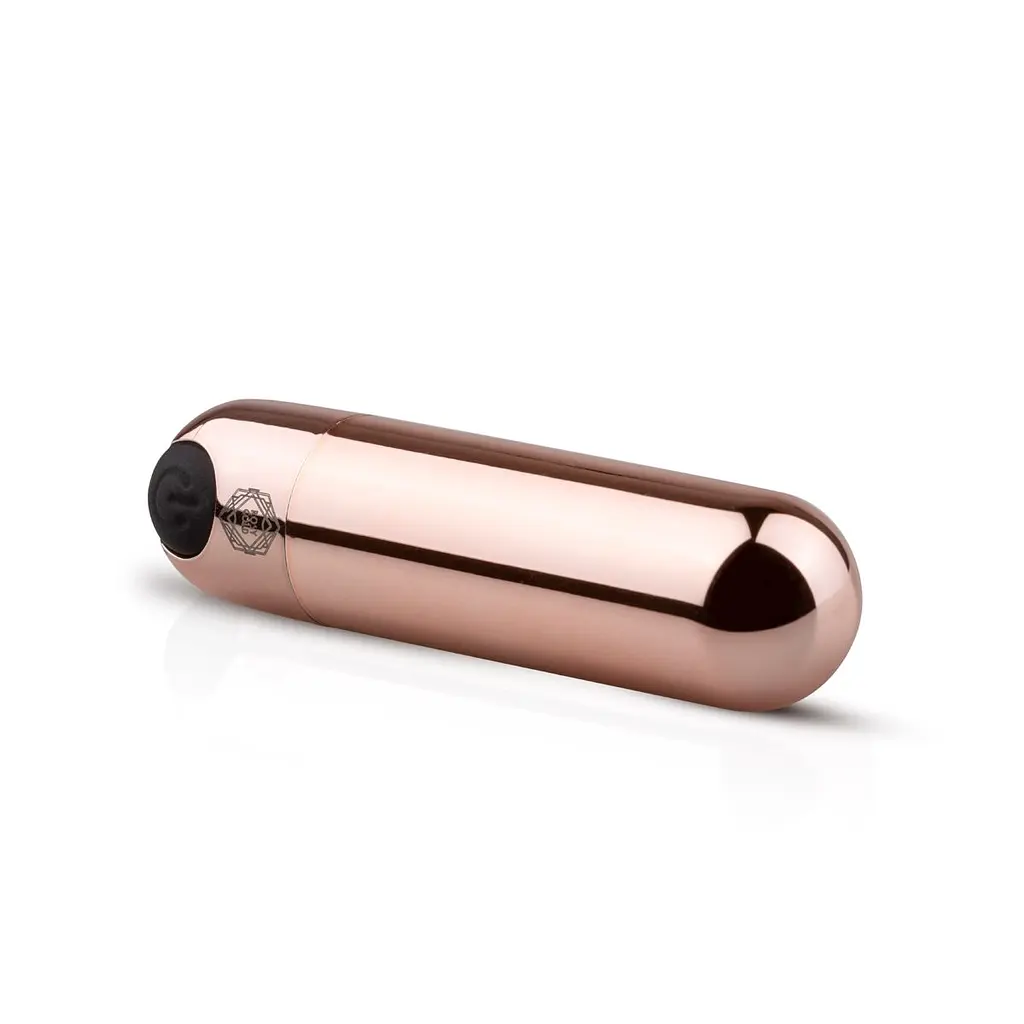 Віброкуля Rosy Gold - Nouveau Bullet Vibrator, перезаряджається - фото 2