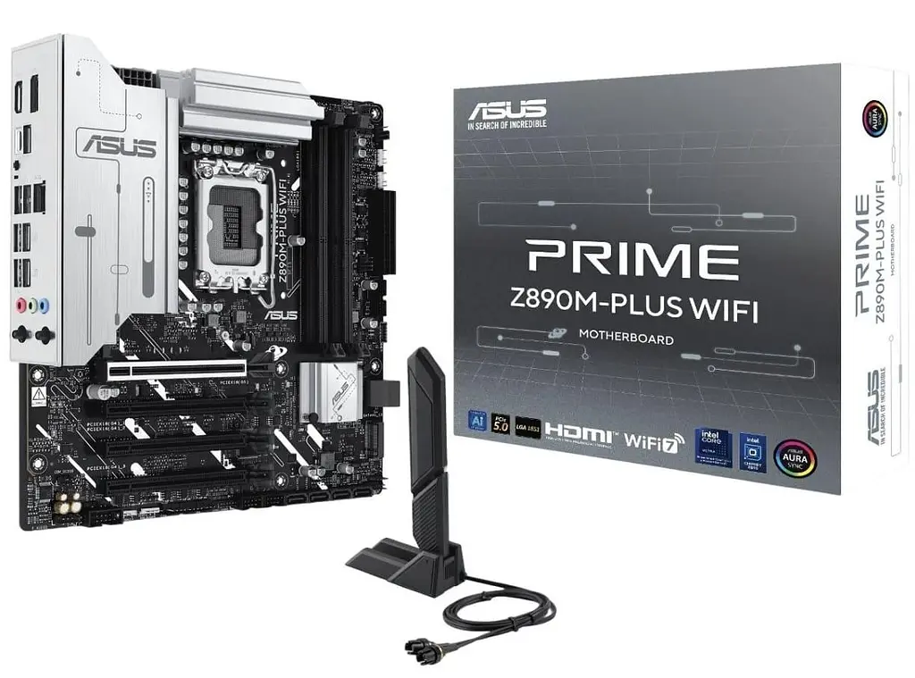 Материнська плата ASUS PRIME Z890M-PLUS WIFI (PRIME Z890M-PLUS WIFI) (Socket 1851, Intel Z890, Micro-ATX) - фото 8