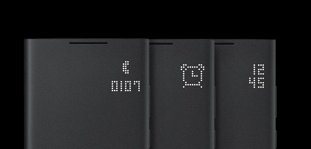 Чохол-книжка Smart LED Wallet View Cover EF-NG998PBEGRU для Samsung Galaxy S22 Ultra (6.8") Чорний - фото 2