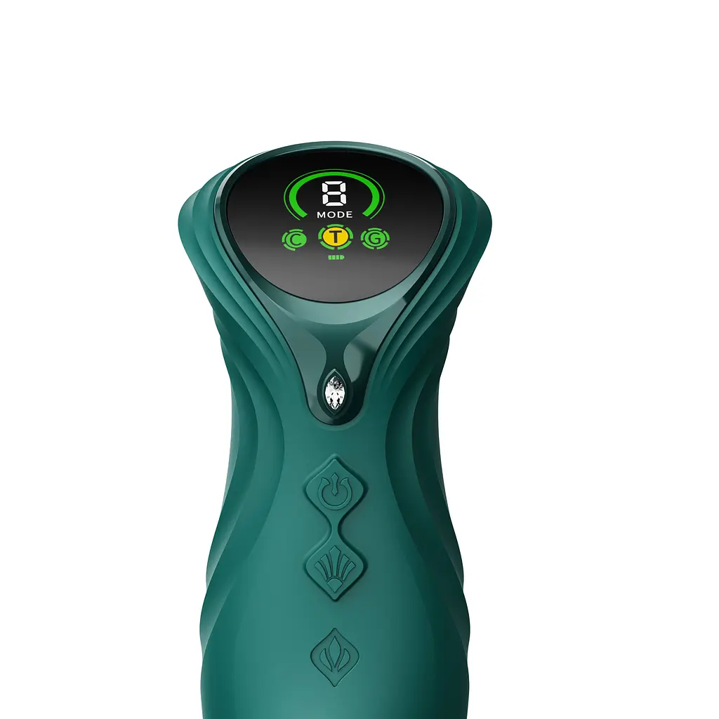 Вібратор-кролик Zalo Mose 2 25.7 см зелений - фото 11