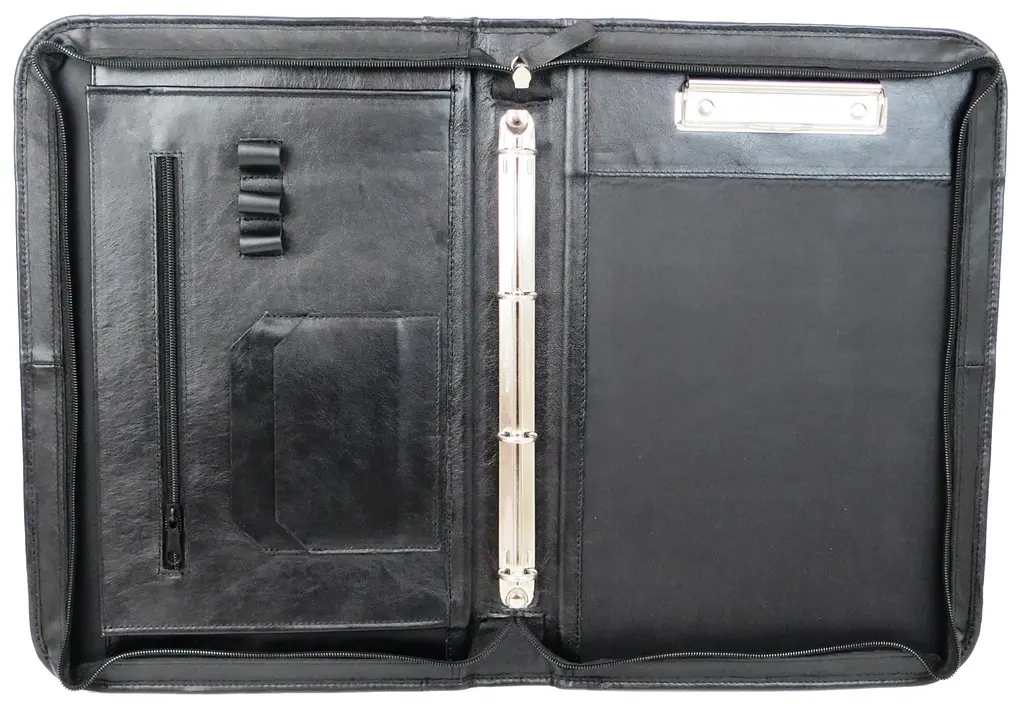 Папка шкіряна ділова Portfolio Port1022 Чорна