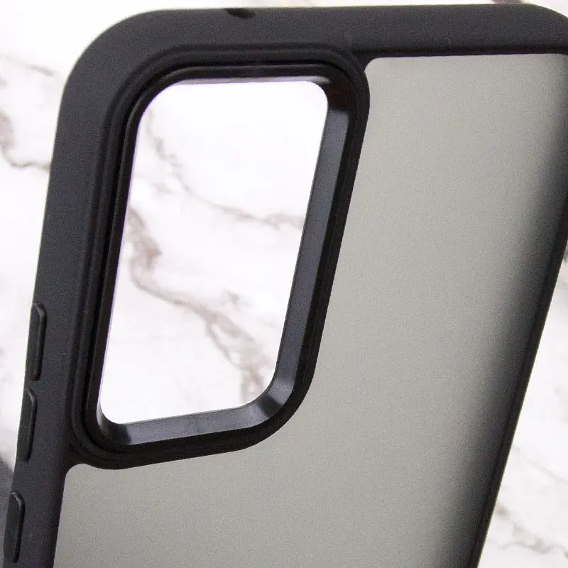 Чохол TPU+PC Lyon Frosted для Samsung Galaxy A52 4G/A52 5G/A52s Black - фото 5