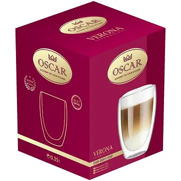 Склянка термостійка Oscar Verona, з подвійними стінками, 350 мл (OSR-0001/350) - фото 3