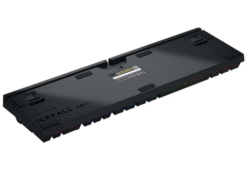 Клавіатура ігрова механічна бездротова HATOR HTK-204 UA Icefall Mecha wireless Rainbow Black - фото 5