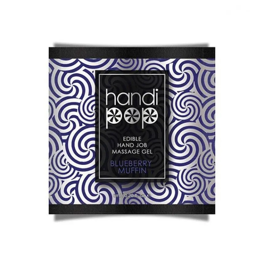 Гель Sensuva Handipop Blueberry Muffin Смачний для орально-мануальних ласк, 6 мл (мафін з чорницею)