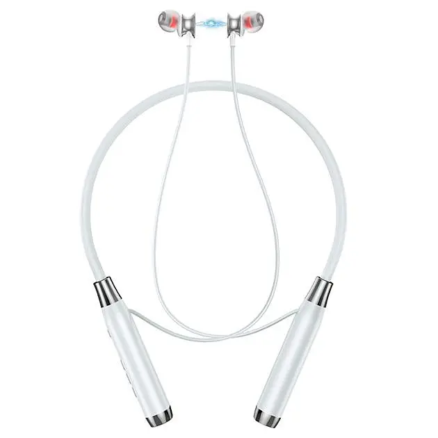 Наушники беспроводные Hoco ES62 Pretty neck-hang BT5.3 earphones, TF 32GB, 800mAh, 120h, 96 см, gray - фото 2