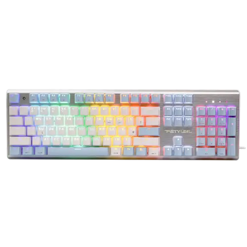 Клавіатура A4Tech Fstyler FS100 RGB Icy Blue - фото 3