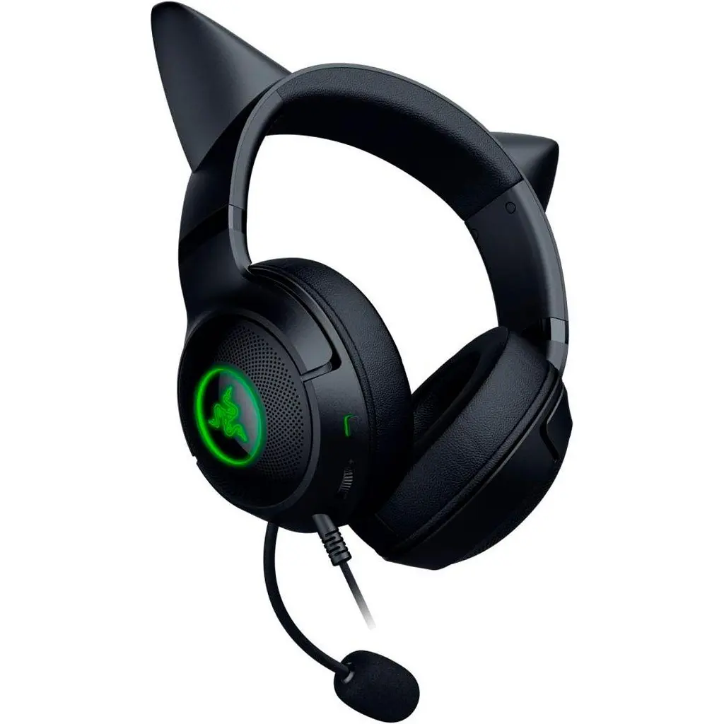 Навушники HF Stereo Razer Kraken Kitty V2 Black (RZ04-04730100-R3M1) EU - фото 2