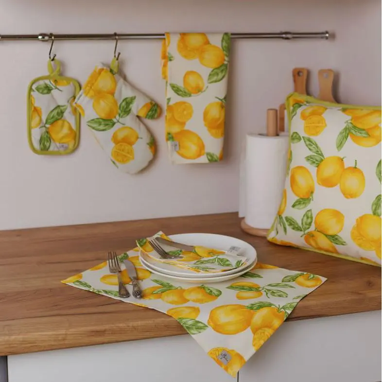 Подушка декоративна Прованс Лимончики 40х40 см (43223) - фото 4