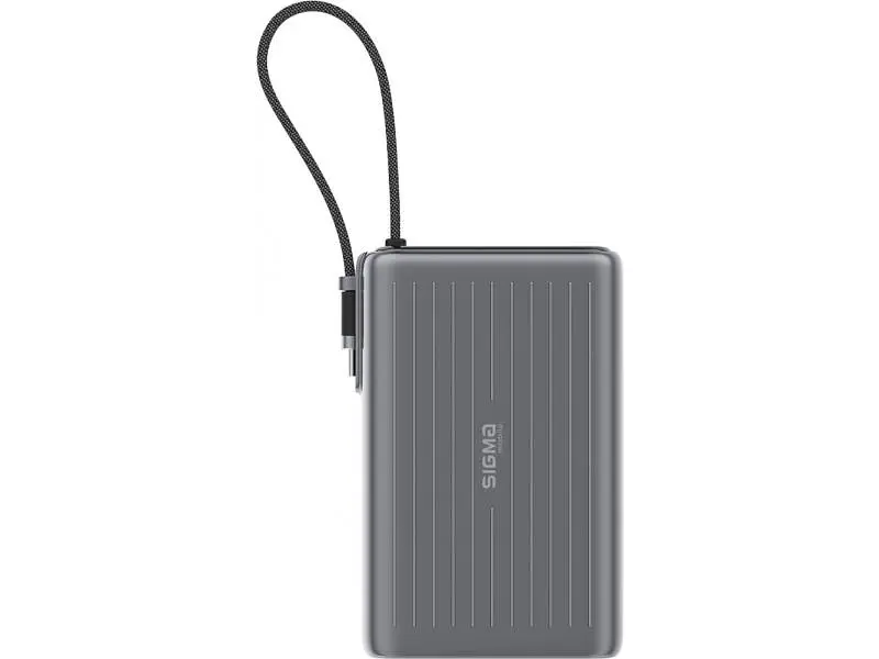 Зовнішній акумулятор (Power Bank) Sigma mobile X-power SI25A5QLX 25000mAh 100W Grey - фото 2