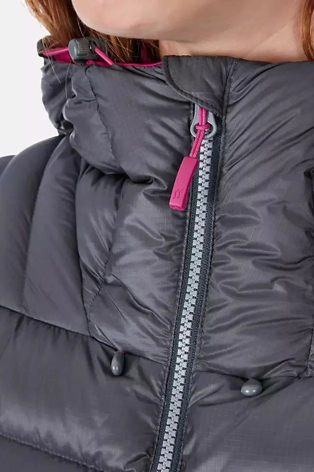 Куртка Rab Electron Jacket wmns 8 Серый-Красный - фото 2