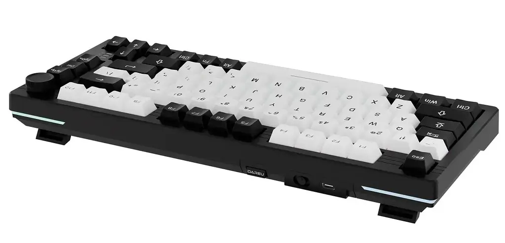 Клавіатура DAREU EK75 Pro (UA) Black White (KB-EK75P-BW) - фото 4