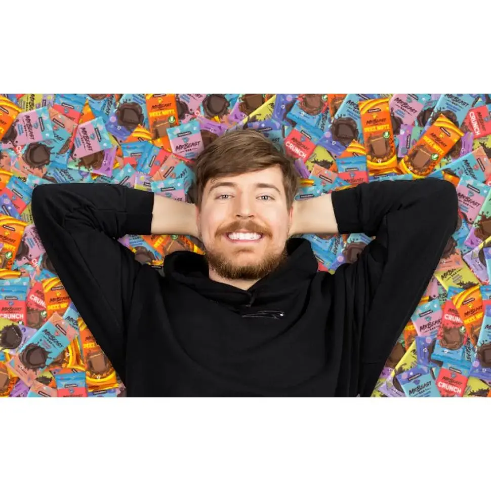 Молочний шоколад MrBeast Feastables Deez Nutz з арахісовою пастою 60 г - фото 8