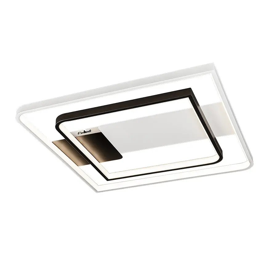 Люстра стельова LED Levistella 7871022, 64W, біло-чорна, з пультом, сучасний стиль для дому - фото 4