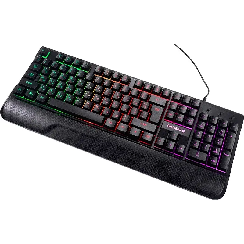 Клавіатура USB GamePro GK398 Headshot Black UA - фото 2