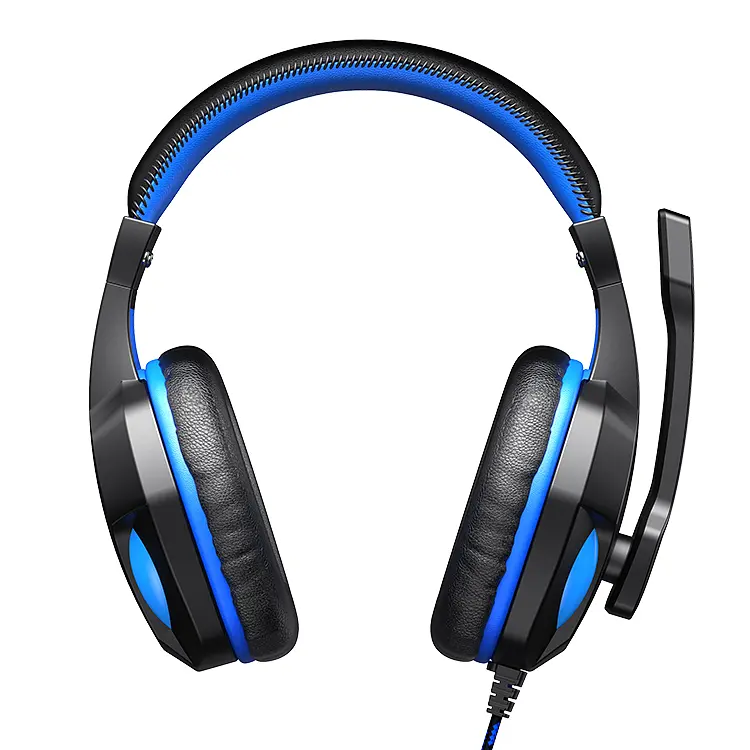 Ігрові навушники з мікрофоном HAVIT HV-H763d Black/Blue 3.5мм HAVIT (26782-000) - фото 2