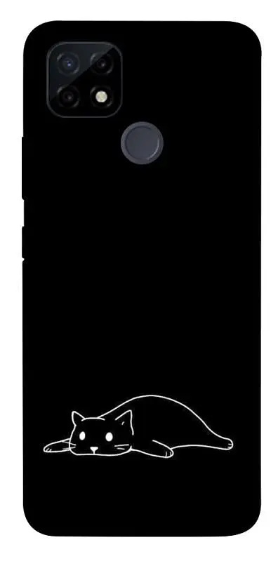 TPU чохол Demsky Lazy cat для Realme C12